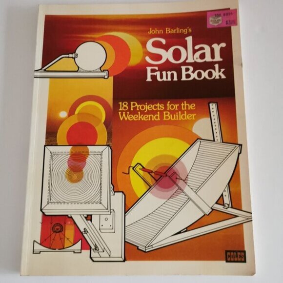 1979 Solar Fun Projects Book John Barling Vintage DIY Outdoor Solar Energy Sun - Picture 1 of 9
